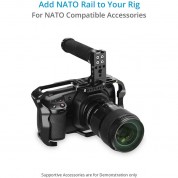 Proaim Snaprig Mini Nato Rail With Safety Catch For Camera Cage & Rigs (2.75