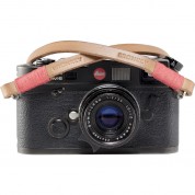 Bronkey Tokyo 103 Leather Camera Neck Strap (tan And Red, 37.4