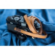 Bronkey Tokyo 106 Leather Camera Neck Strap (tan And Brown, 47.2