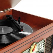 Victrola Vta-754b 8-in-1 Turntable Music Center (mahogany)