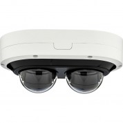 Hanwha Vision Pnm-12082rvd 6mp 2-sensor Outdoor Multidirectional Network Dome Camera With Night Vision