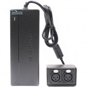 Indipro Tools 15v, 10a Ac Power Supply With Dual 3-pin Xlr Female Outputs (10')