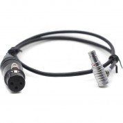 Digitalfoto Solution Limited Right-angle 6-pin Male Lemo To 3-pin Female Xlr Audio Cable For Arri Alexa Mini Lf (2')