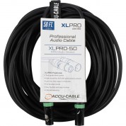 American Dj Accu-cable Xlpro-50 Xlr3m To Xlr3f Audio Cable (50')