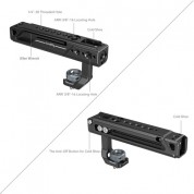 Smallrig Adjustable Top Handle With Arri-style Anti-twist Mount