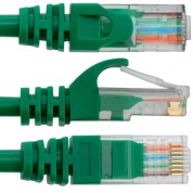 Pearstone Cat 5e Snagless Network Patch Cable (green, 1')