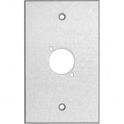 My Custom Shop Wp1x1-ca 1-gang 1-d Series Anodized Aluminum Wall Plate (clear)