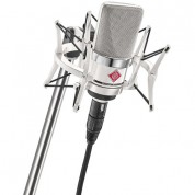 Neumann Tlm 102 W Large-diaphragm Cardioid Condenser Microphone With Shockmount (limited Edition White)