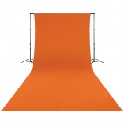 Westcott Wrinkle-resistant Backdrop (tiger Orange, 9 X 20')