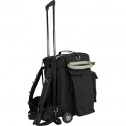 Portabrace Lightweight Rigid-frame Backpack With Off-road Wheels For Red Raven