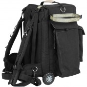 Portabrace Lightweight Rigid-frame Backpack With Off-road Wheels For Red Raven