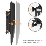 Mount-it! Push-in/pop-out Video Wall Mount With X-, Y-, Z- Axis Micro-adjustability