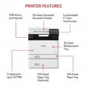 Canon Imageclass Mf751cdw Multifunction Wireless Color Laser Printer