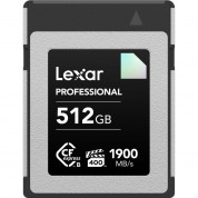 Lexar 512gb Professional Cfexpress Type B Card Diamond Series