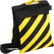 Impact Filled Saddle Sandbag (25 Lb, Caution Striped)