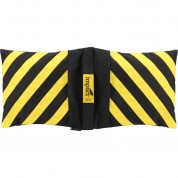 Impact Filled Saddle Sandbag (25 Lb, Caution Striped)