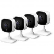 Tp-link Tapo C110 3mp Indoor Wi-fi Security Camera With Night Vision (4-pack)