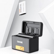 Zgcine Charging Case For Sony Np-bx1 Battery With 2-charging Slots