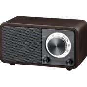 Sangean Wr-7 Tabletop Wireless Bluetooth Speaker With Fm Radio (dark Cherry)