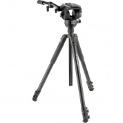 Oben 3-section Aluminum Tripod With Fbvh-500 Video Head Kit