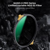 K&f Concept Nano-x Pro Series Filter (67mm, 1 To 5-stop)