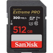 Sandisk 512gb Extreme Pro Uhs-ii Sdxc Memory Card