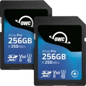 Owc 256gb Atlas Pro Uhs-ii Sdxc Memory Card (2-pack)