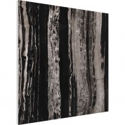 Vicoustic Flat Panel Vmt Wall And Ceiling Acoustic Tile Natural Stones (port Black, 23.4 X 23.4 X 0.78