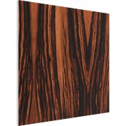 Vicoustic Flat Panel Vmt Wall And Ceiling Acoustic Tile Natural Woods Fr (ebony, 23.4 X 23.4 X 0.78