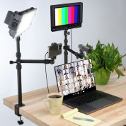 Raya Ls-tt-sa Tabletop Light Stand With Side Arm (2-pack)