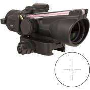 Trijicon 3x24 Compact Acog Riflescope, Dual Illumination (low Height, Red Crosshair 7.62x39 / 123 Gr Reticle)