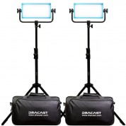 Dracast Pro Series Led500 Daylight Led Light Panel (v-mount, Interview 2-light Kit)