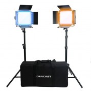 Dracast X Series Led500 Bi-color Led Light Panel (interview 2-light Kit)