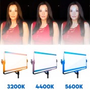 Dracast X Series Led2000 Rgb Led Light Panel (travel 3-light Kit)