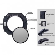 Hoya Sq100 Circular Polarizer For Hoya Sq100 Filter Holder System (86mm)