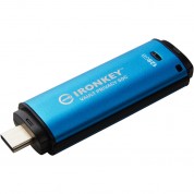 Kingston Ironkey Vault Privacy 50 Series Usb-c Flash Drive (blue)