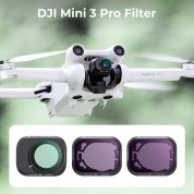 K&f Concept Cpl/nd Filter Kit For Dji Mini 3 Pro With Propellers (3-pack)