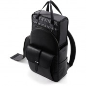 Artisan & Artist Premium Leather Tokyo Backpack (black)