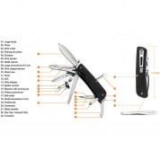 Ruike Trekker Ld51 Multifunctional Knife (black)