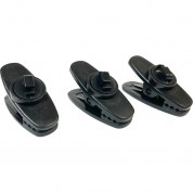 Windtech Tc-5 Universal Tie/lapel Clip For Lav Microphone (3-pack, Black)