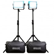 Dracast Pro Series Daylight Led Light Panel (v-mount, Interview 3-light Kit)