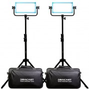 Dracast Pro Series Daylight Led Light Panel (v-mount, Interview 3-light Kit)