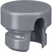 Cable Techniques Low-profile Cap For Low-profile Xlr Connectors, Outlet For Up To 6.0mm Od Cable (large, Gray)