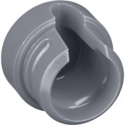 Cable Techniques Low-profile Cap For Low-profile Xlr Connectors, Outlet For Up To 6.0mm Od Cable (large, Gray)