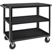 Conecarts Large 3-shelf Workstation Cart