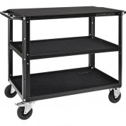 Conecarts Large 3-shelf Workstation Cart