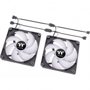 Thermaltake Ct120 Pc Cooling Fan With Argb (black, 2-pack)