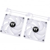 Thermaltake Ct120 Pc Cooling Fan With Argb (white, 2-pack)