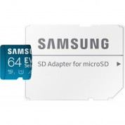 Samsung 64gb Evo Select Uhs-i Microsdxc Memory Card With Sd Adapter