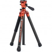 Fotopro X-aircross 3 Lite Video Carbon Fiber Tripod (flame Orange)